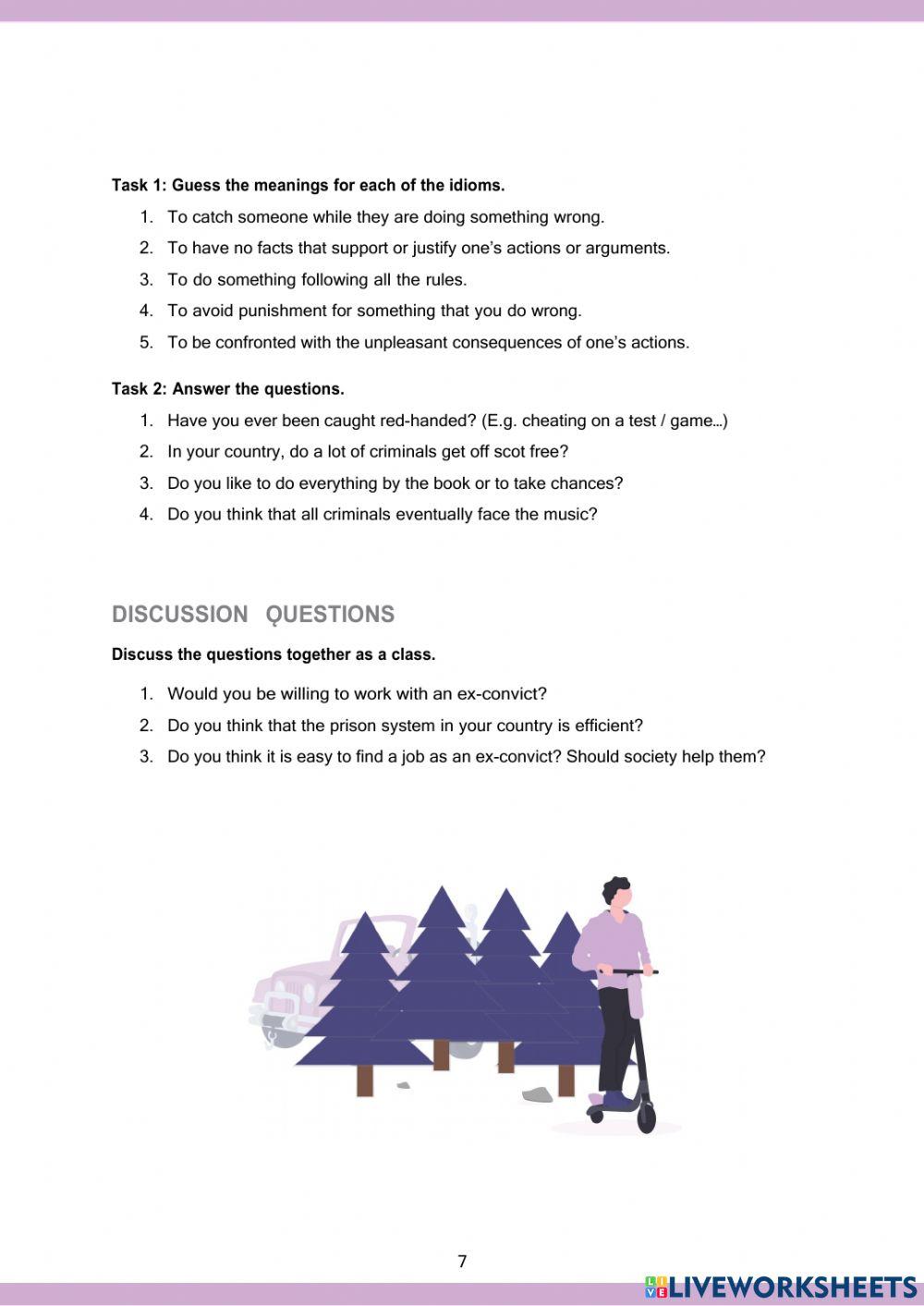 Crime - vocabulary C1