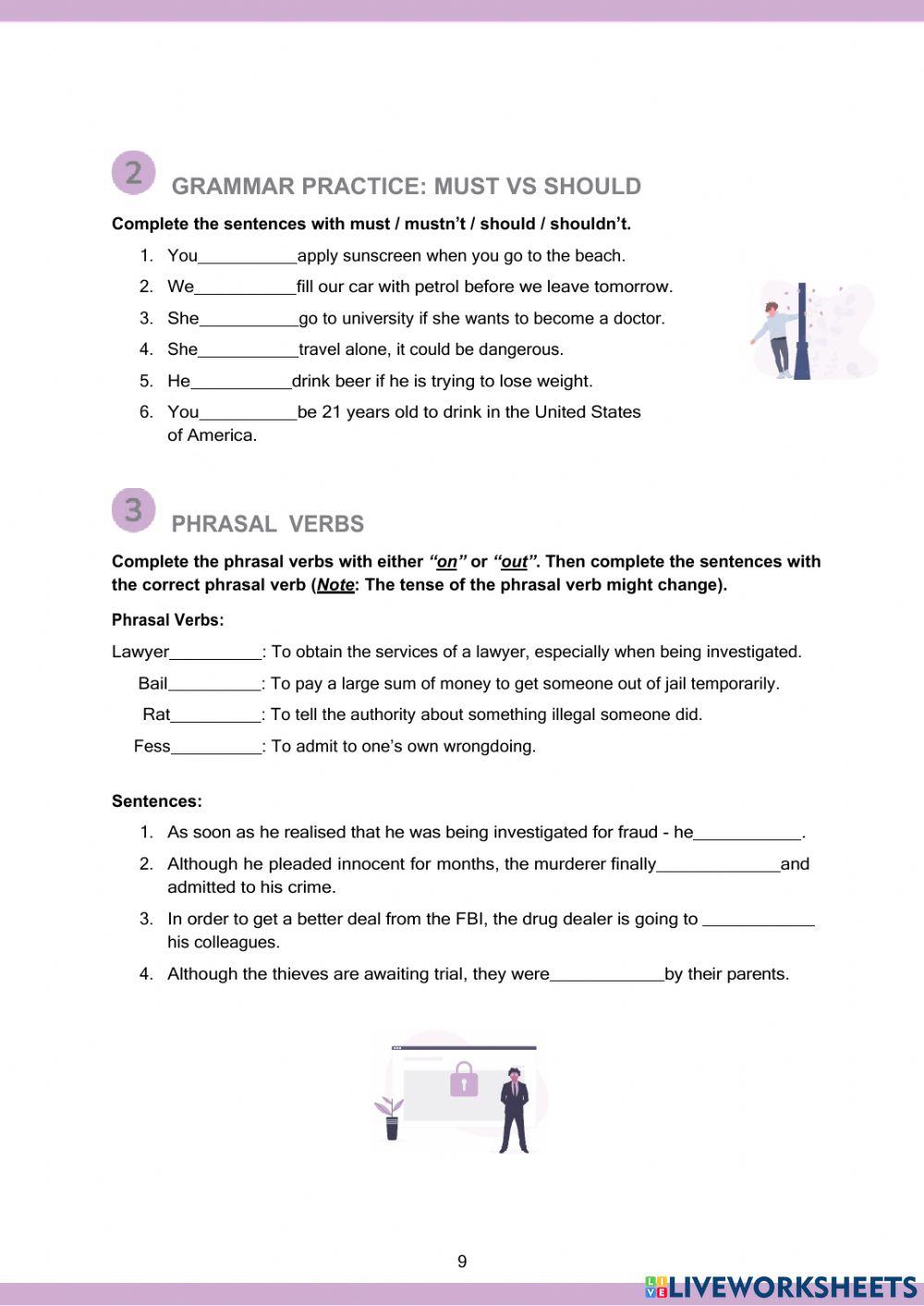 Crime - vocabulary C1