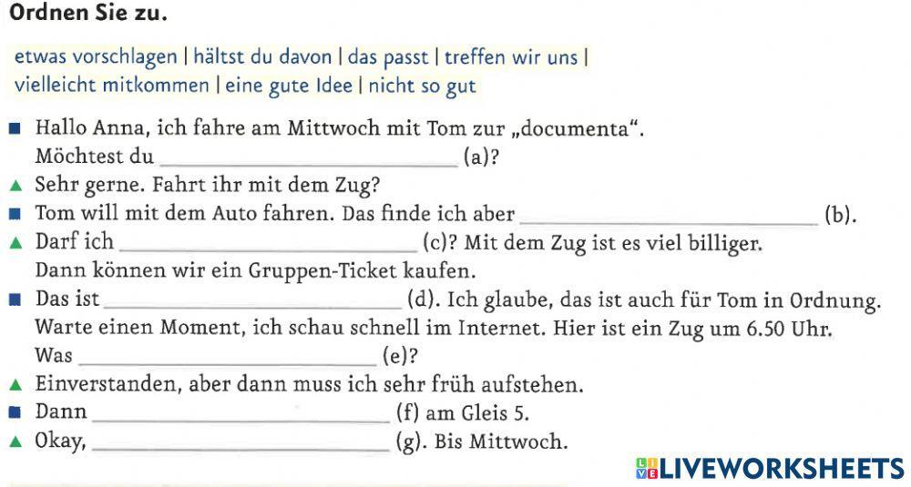 A 2.1. Lektion 6: Kommunikation