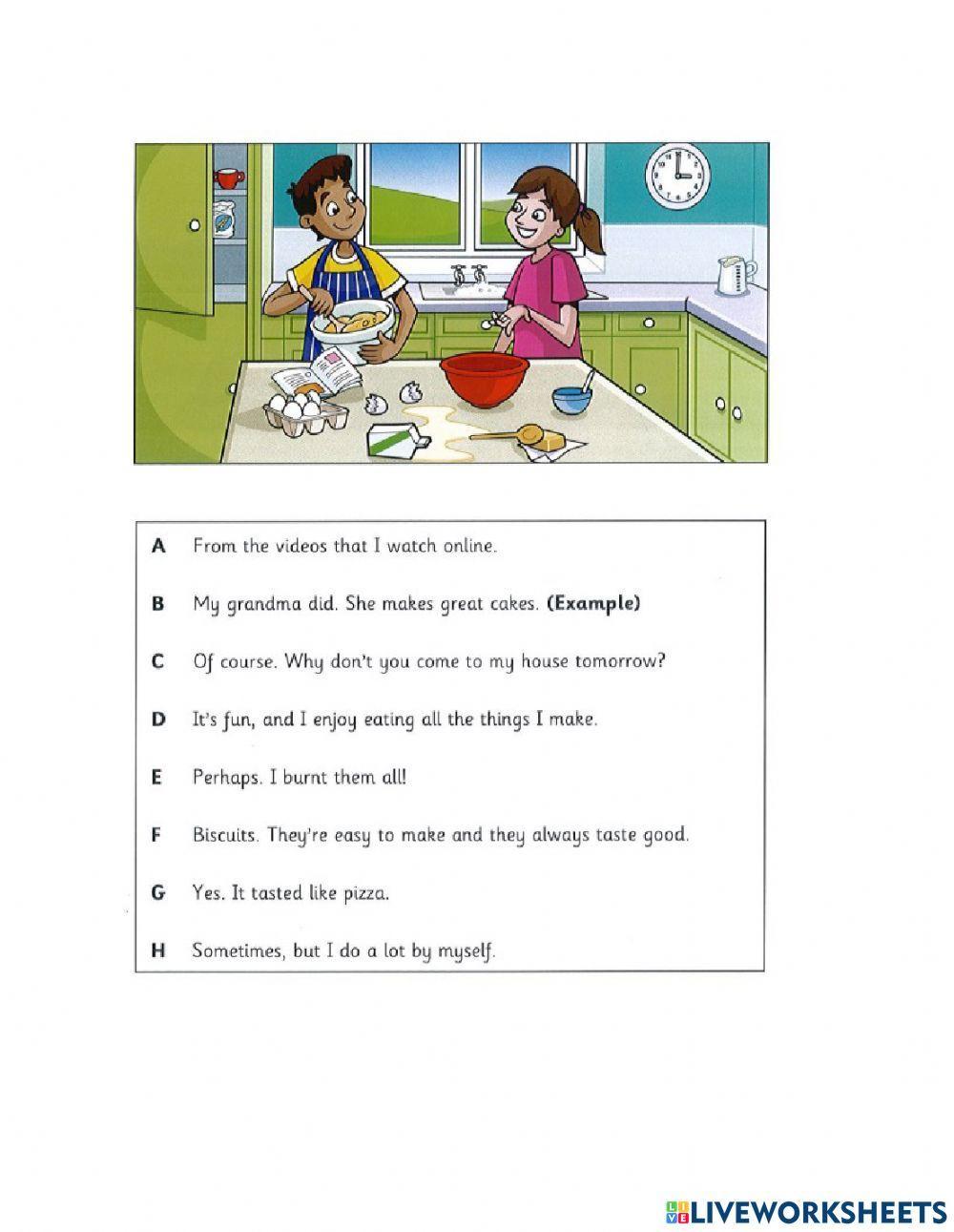 Flyers 4 Test 2 R&W Part 1-5