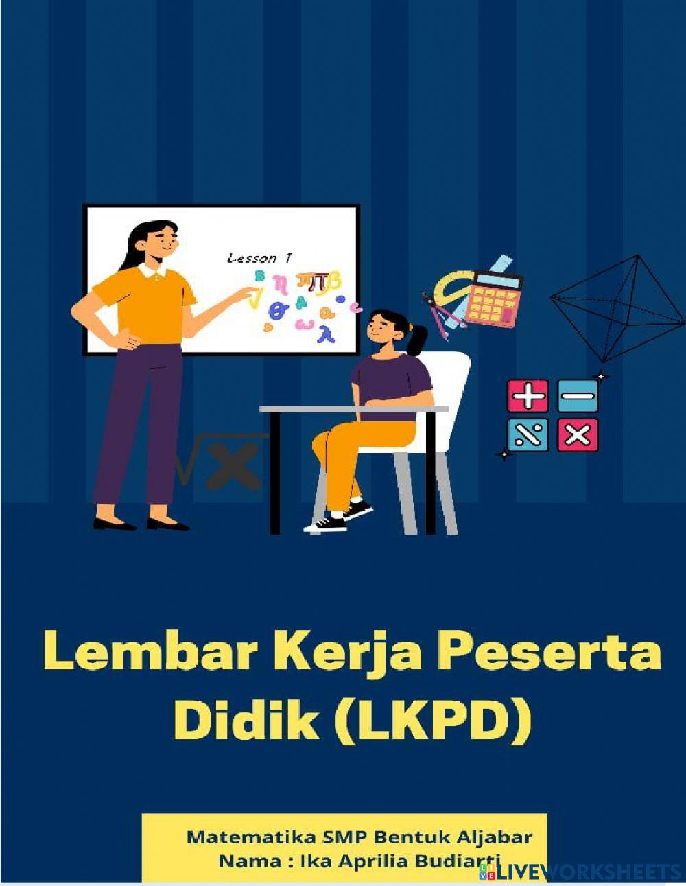 Operasi Bentuk Aljabar VII.