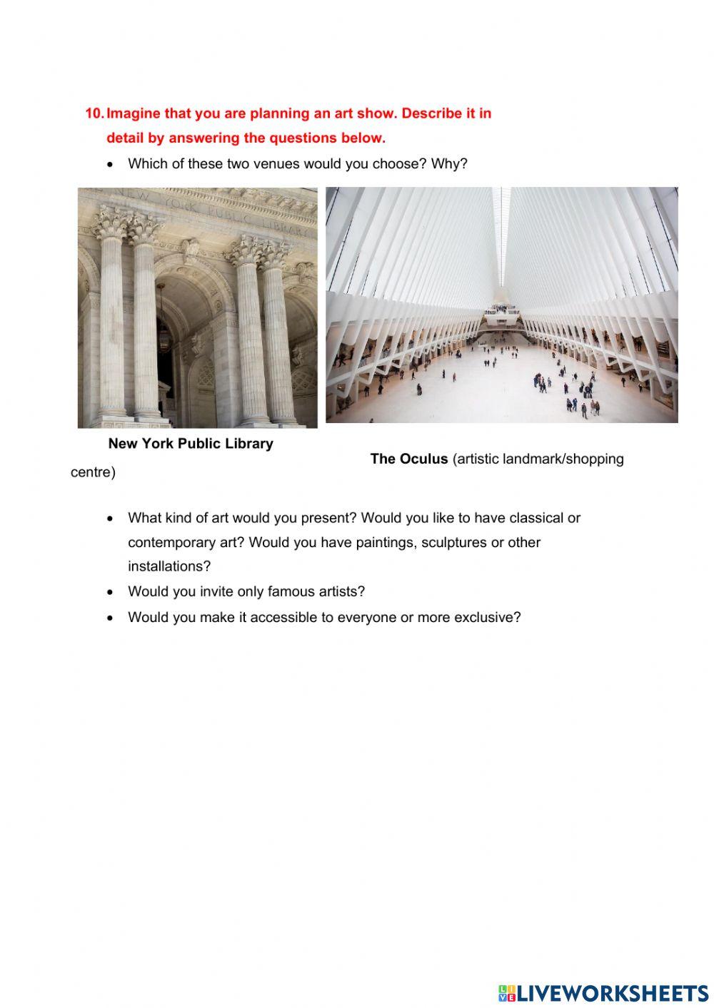 New york the art capital - C1 - listening