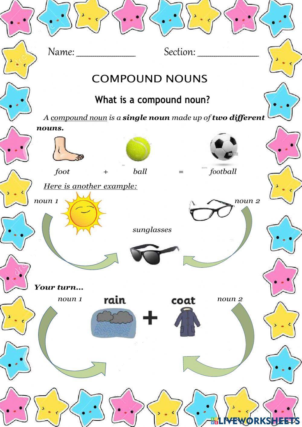 Compound Nouns Grade 1