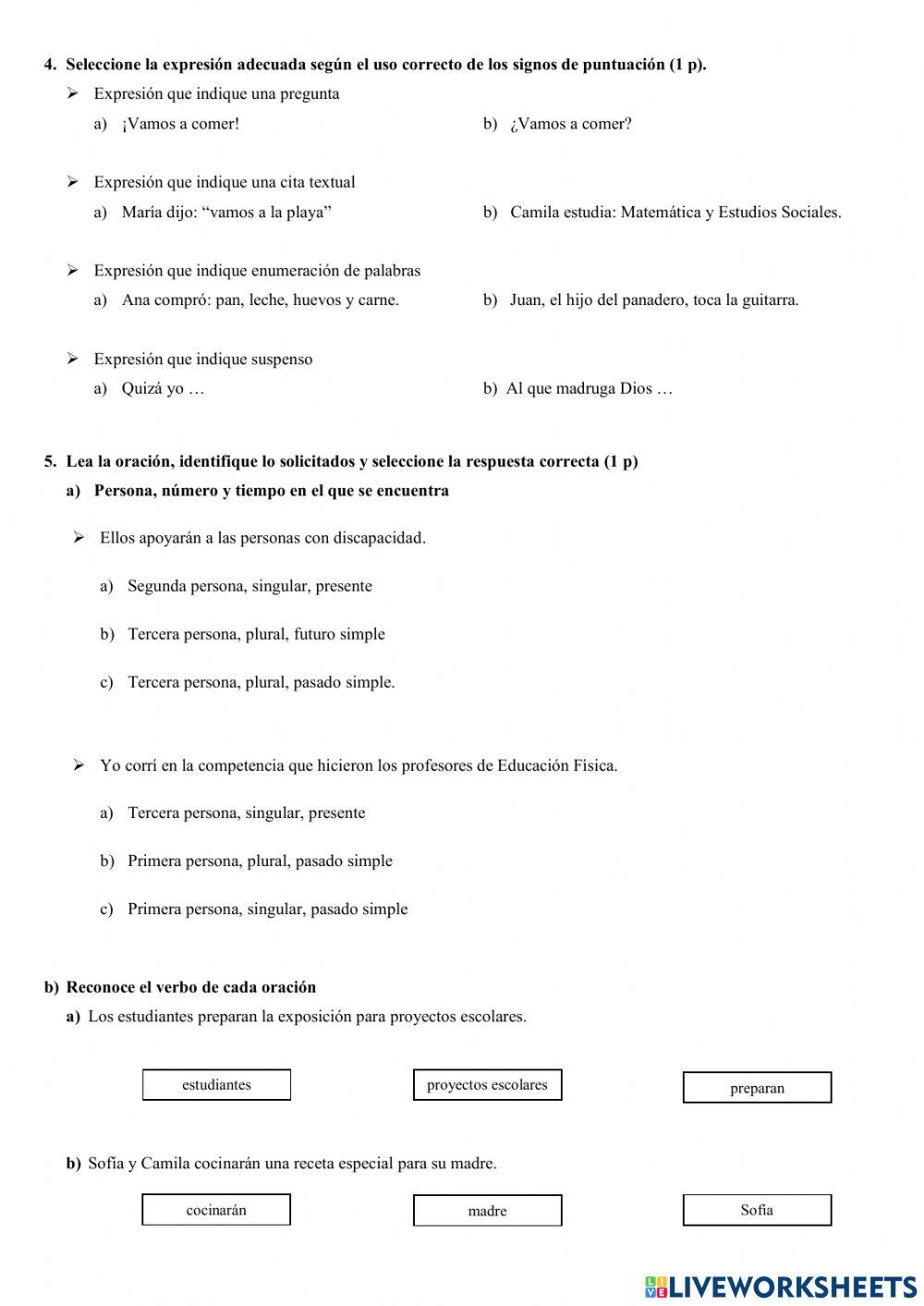Evaluación - segundo quimestre
