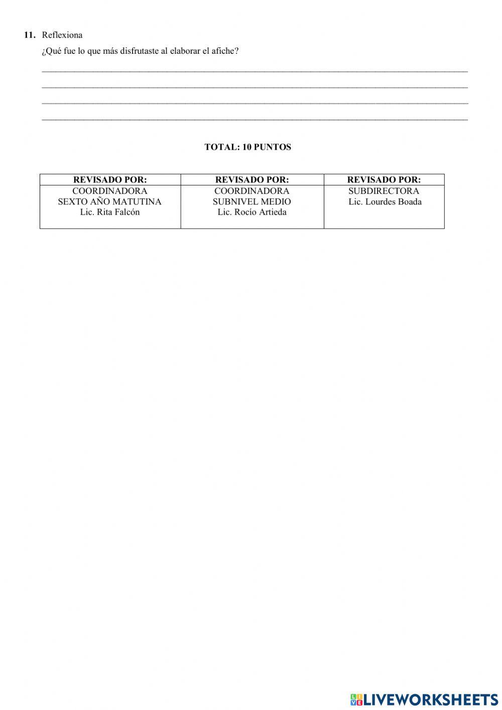 Evaluación - segundo quimestre