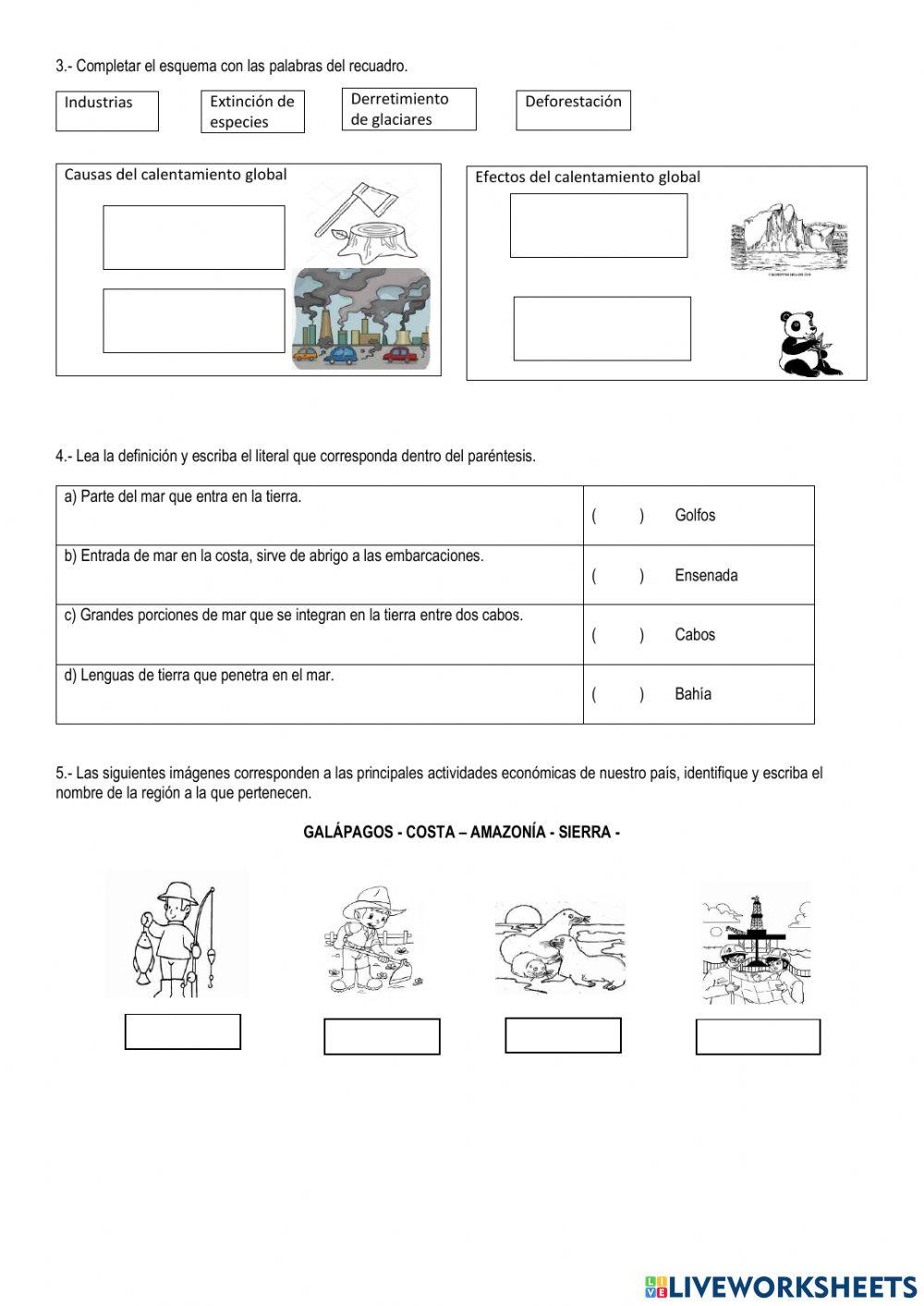 Evaluación Estudios Sociales
