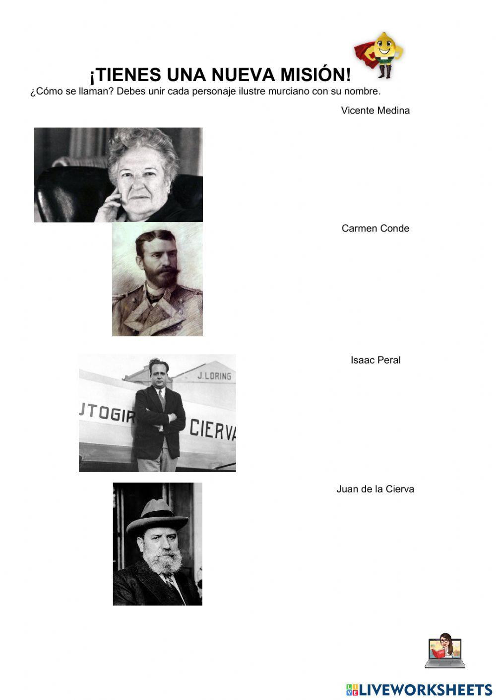 Personajes ilustres murcianos