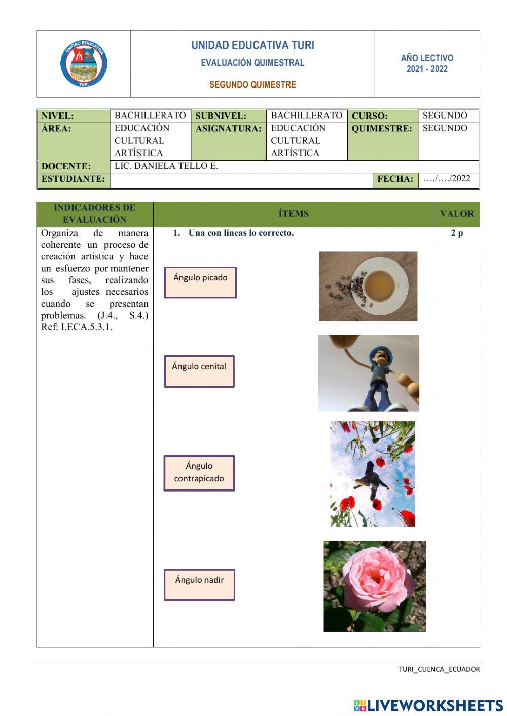 Examen de segundo de quimestre-ECA