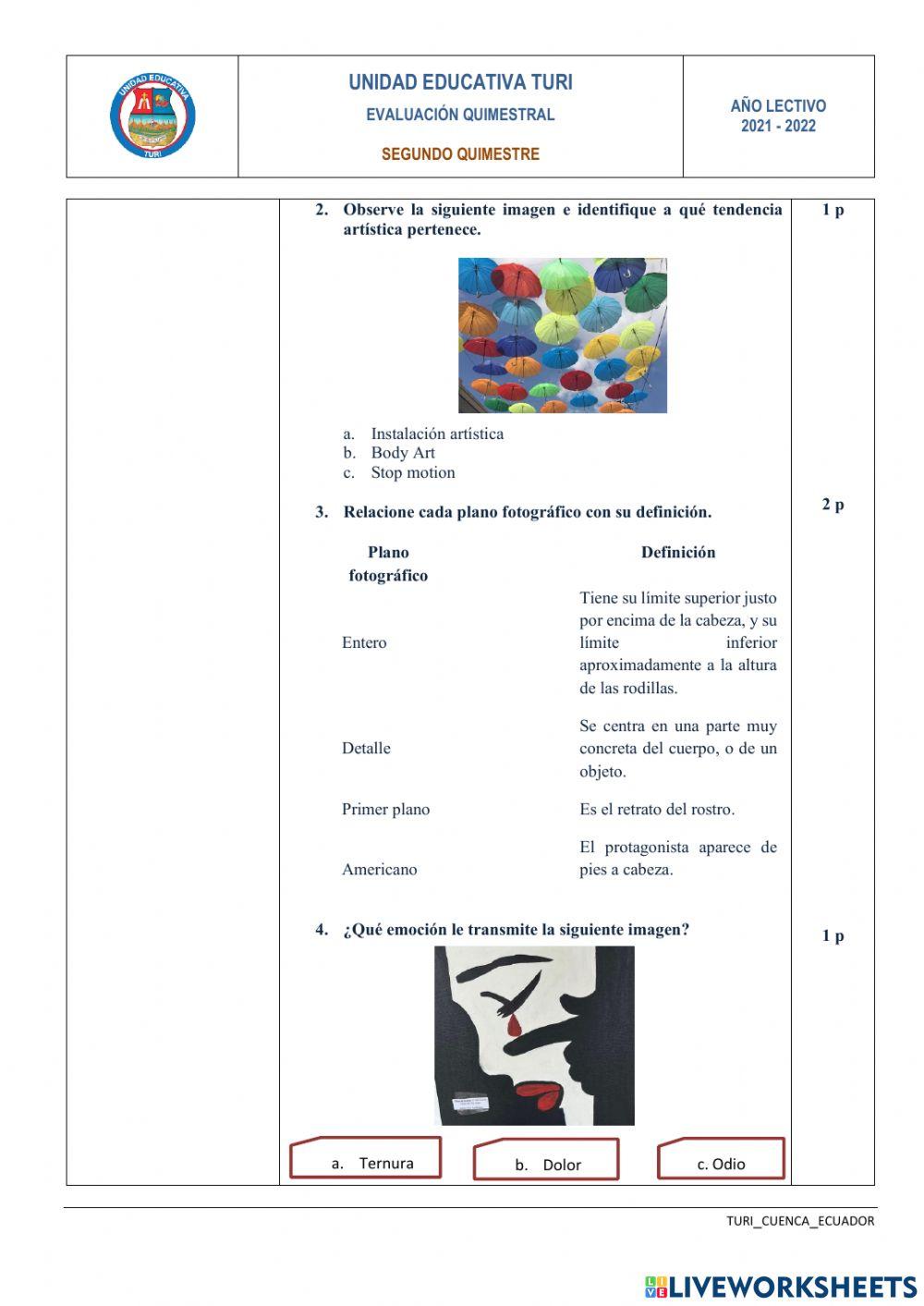 Examen de segundo de quimestre-ECA