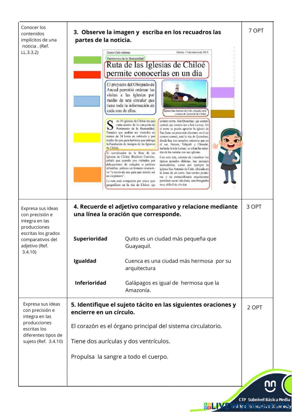 UE Kennedy Examen Lengua y Literatura