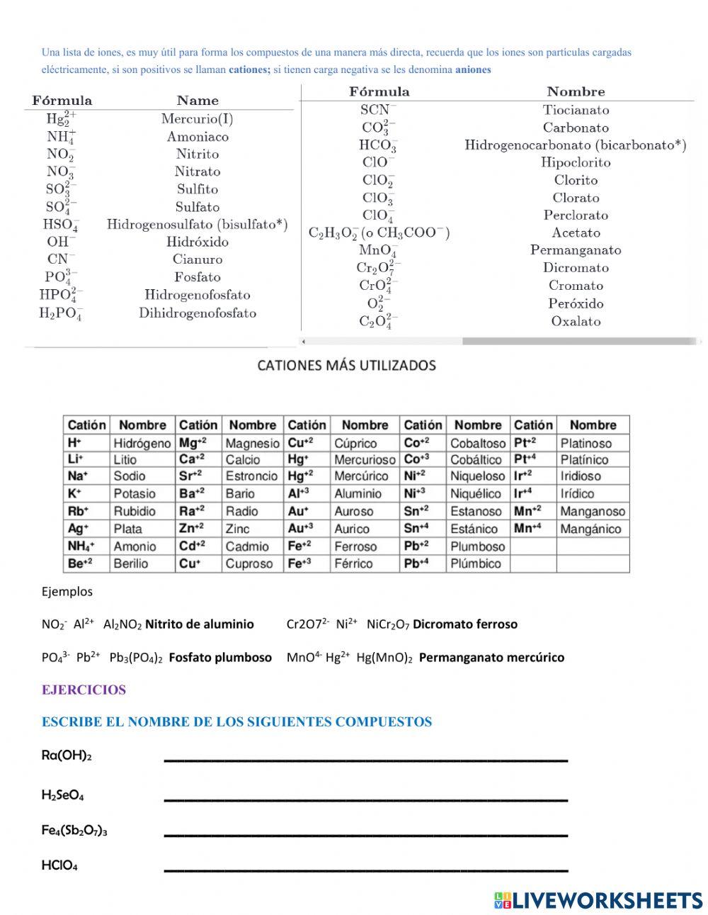 Nomenclatura inorgánica