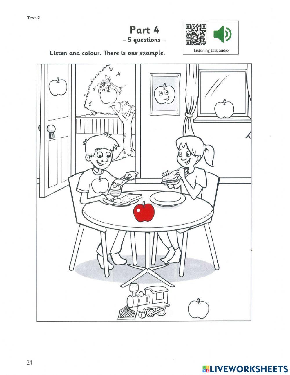 Starter 4 - Test 1- Listening