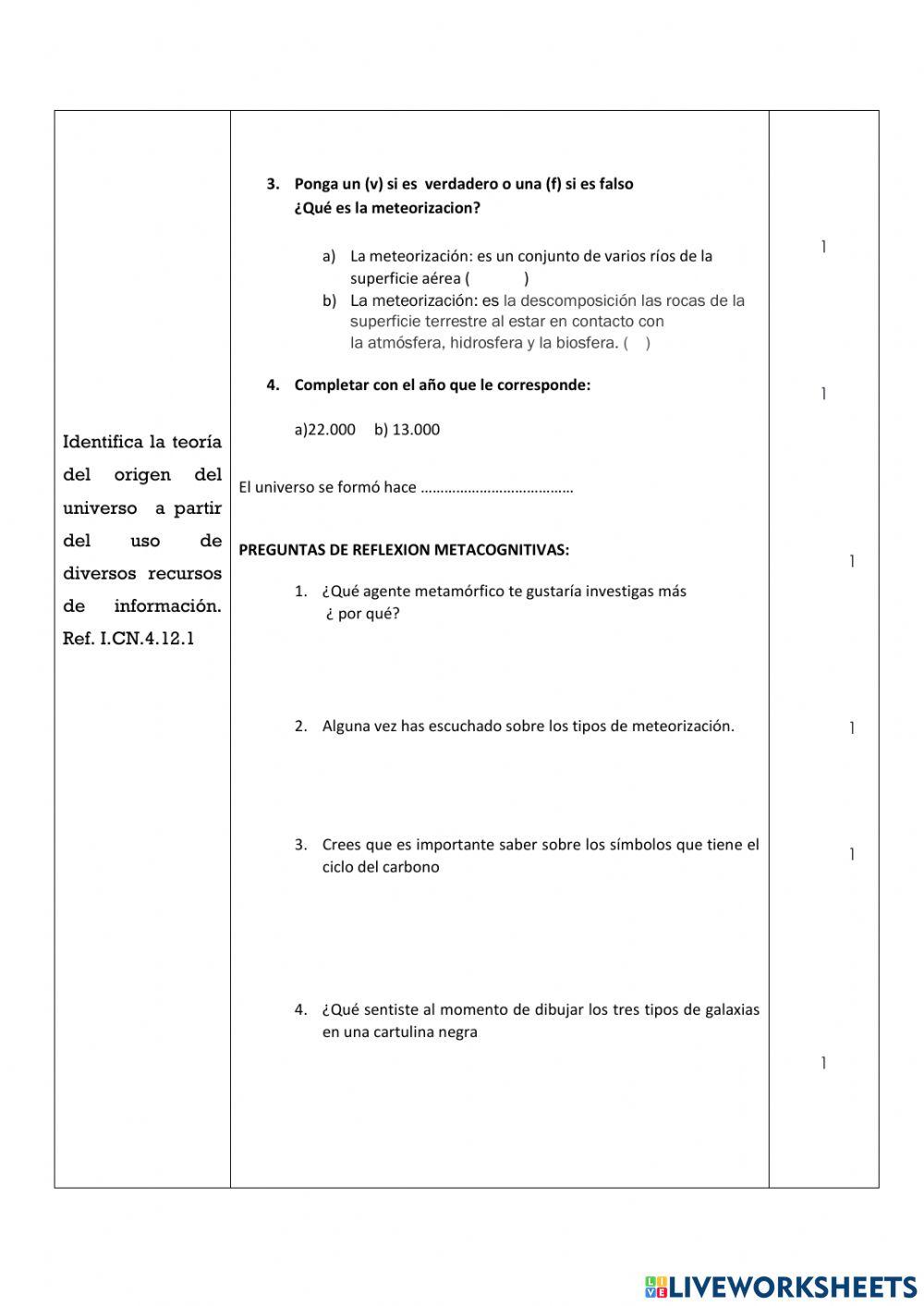 Examen del segundo quimestre