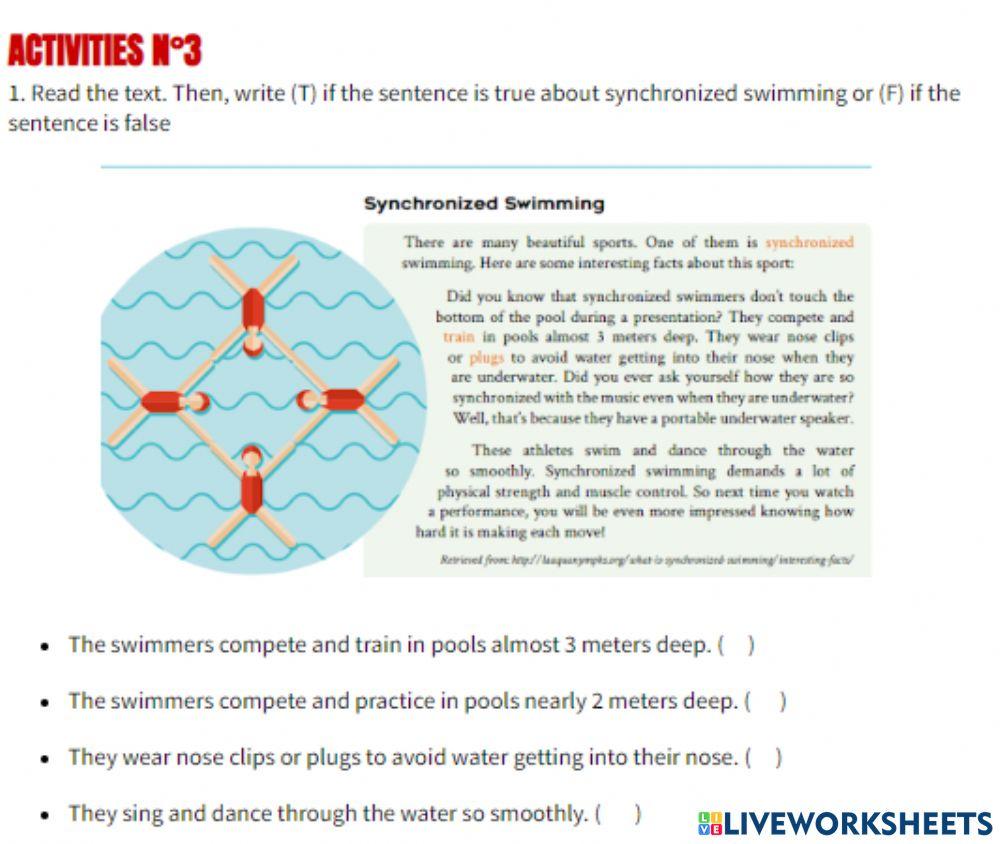 Syncronized Swimming