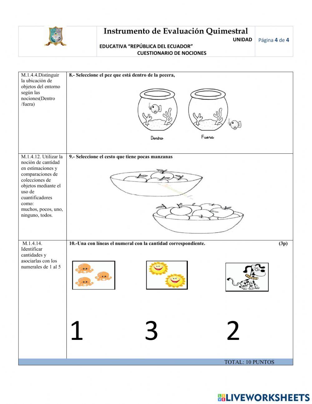 Examen g3 nociones República del Ecuador