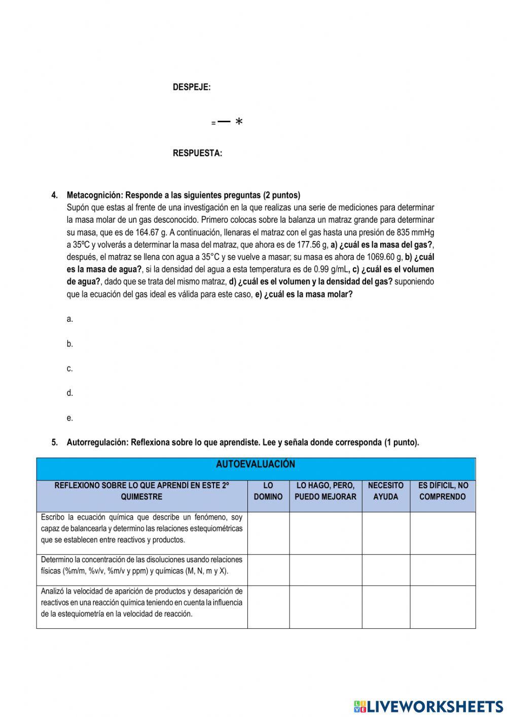 Gases-soluciones-velocidad de reacción