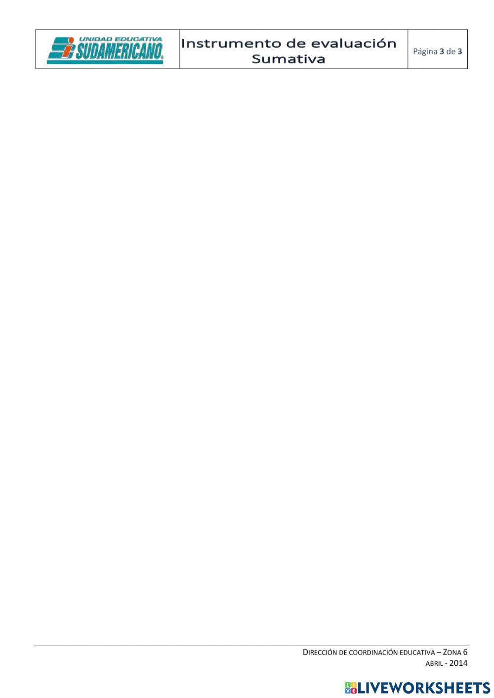 Examen cuarto bloque