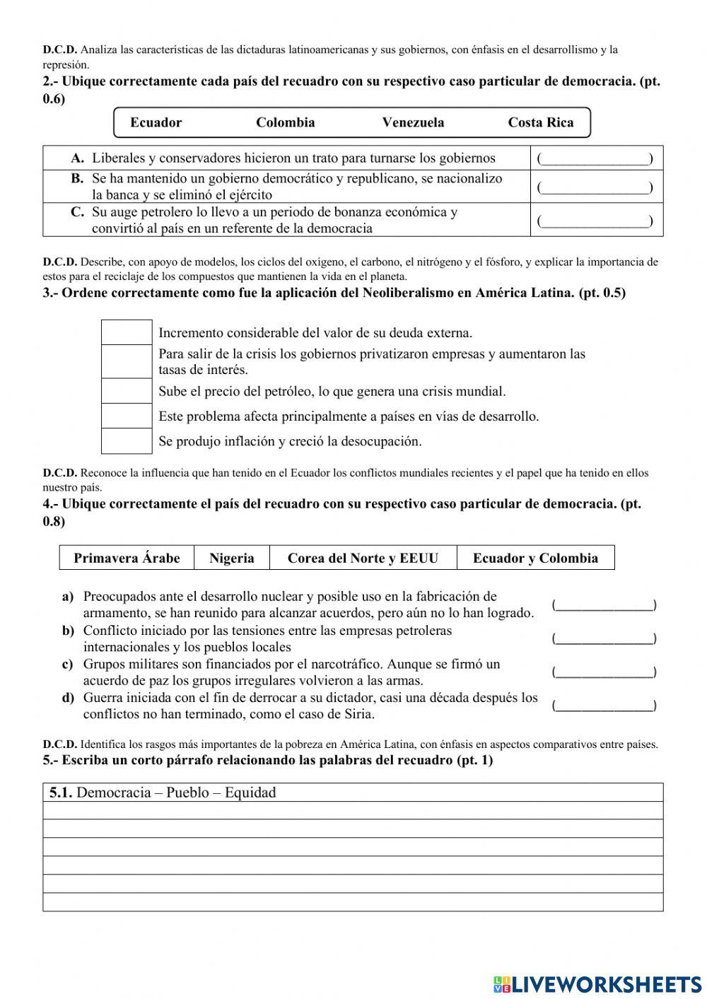 Ciencias Naturales - 2do Quimestre - Decimo
