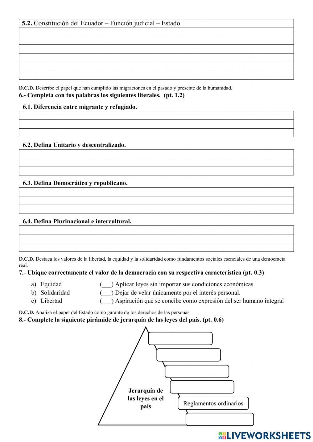 Ciencias Naturales - 2do Quimestre - Decimo