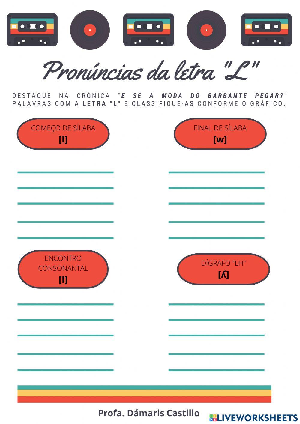 Pronúncias da letra L