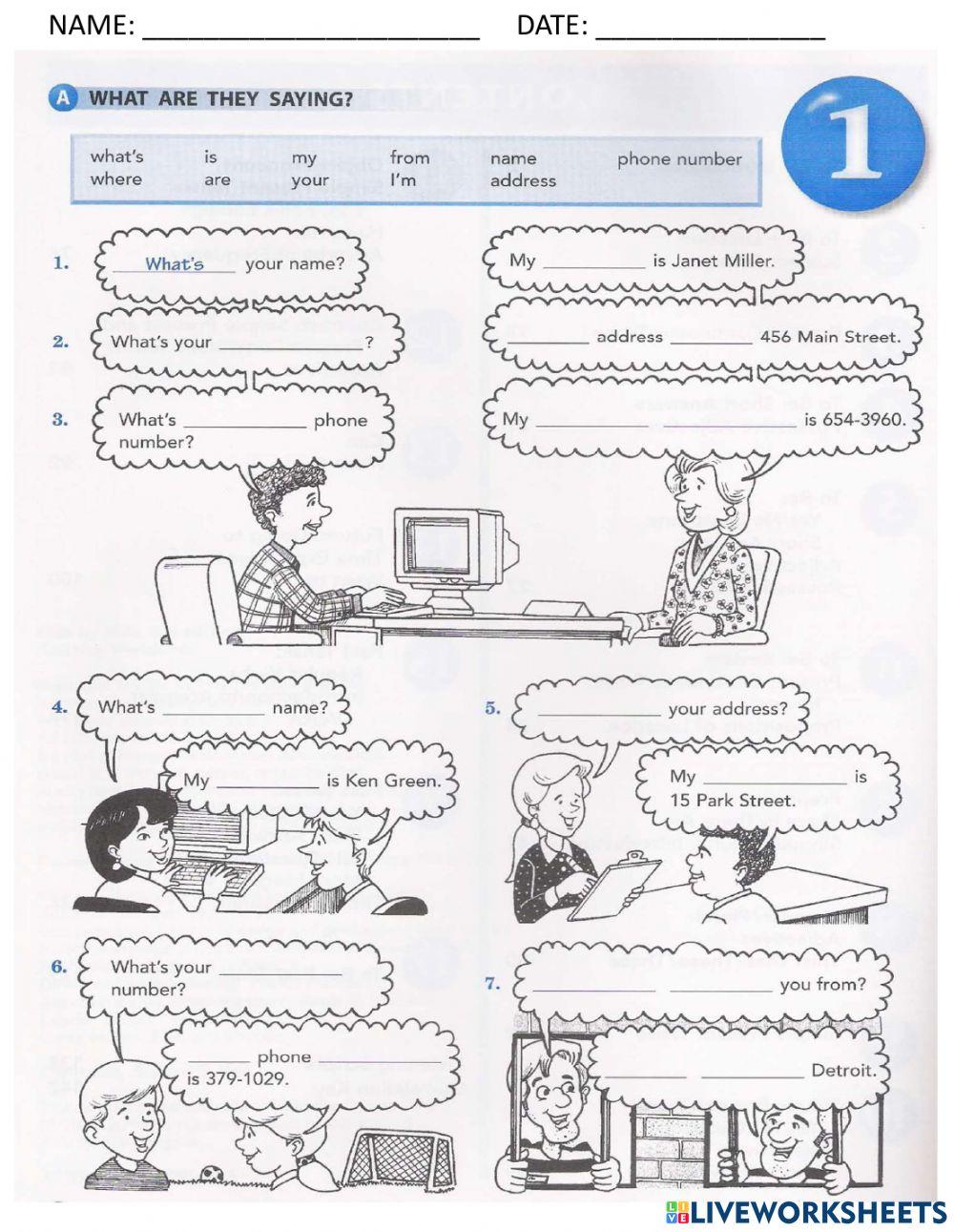 L1.CH1. Personal Information