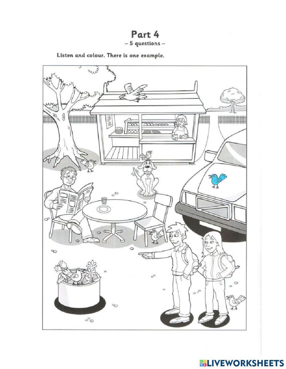 Starter 1 (2018) - Test 3 - Listening