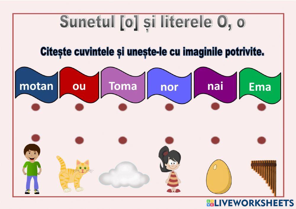 Literele o și O
