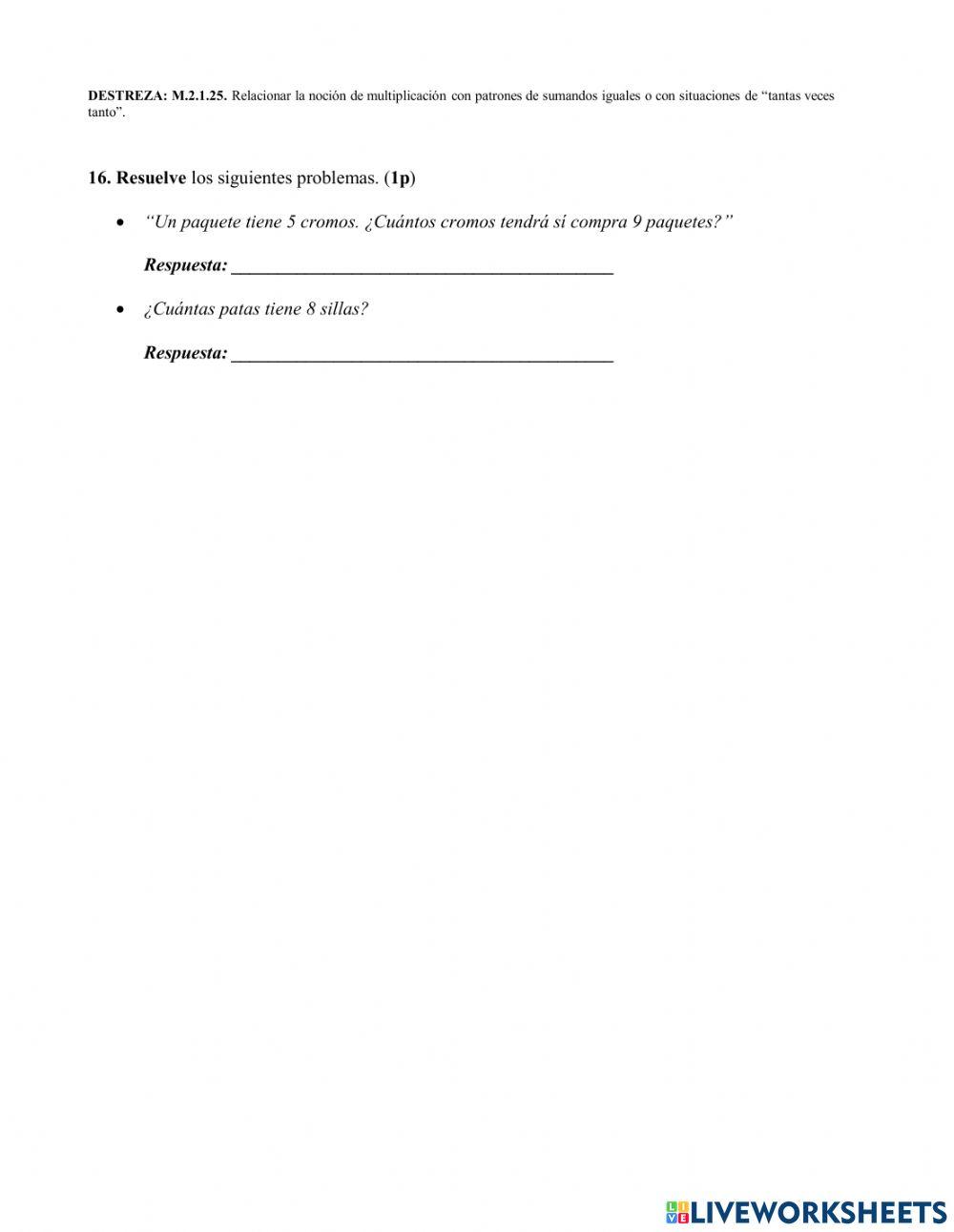 AC  Evaluación segundo quimestre