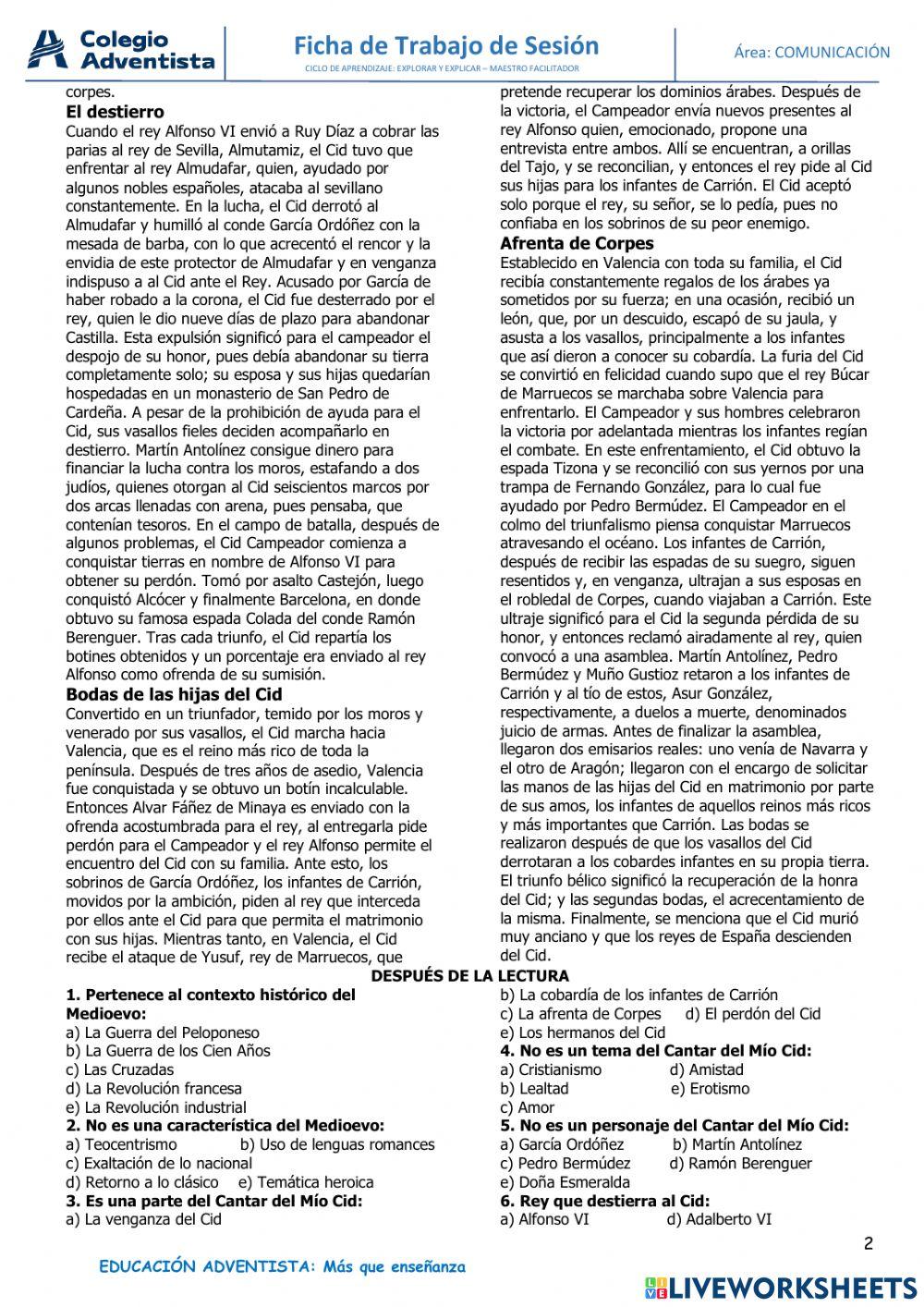 Literatura del Medioevo