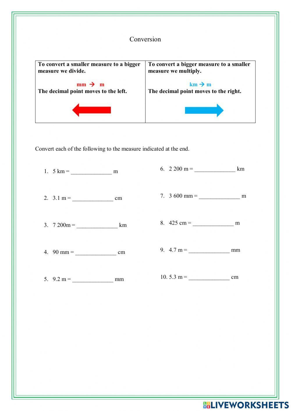 Measurement of length