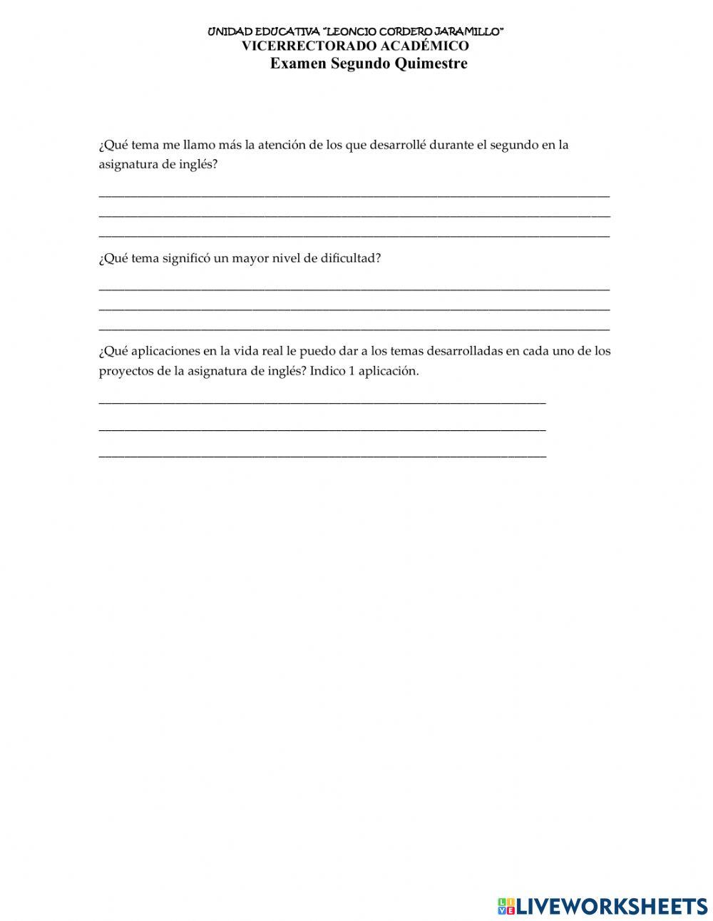 Evaluation Second Term 9no