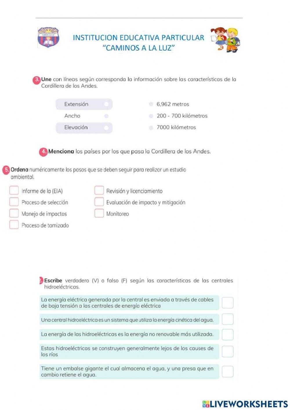 Evaluacion final de ciencias naturales segundo quimestre