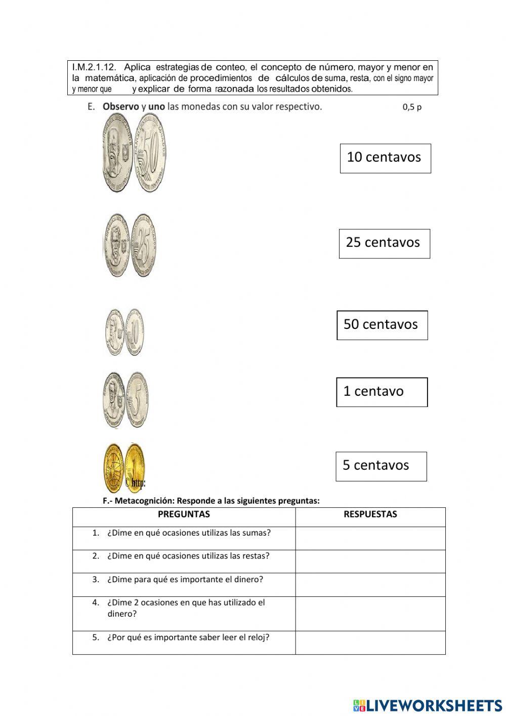 Evaluación Quimestral