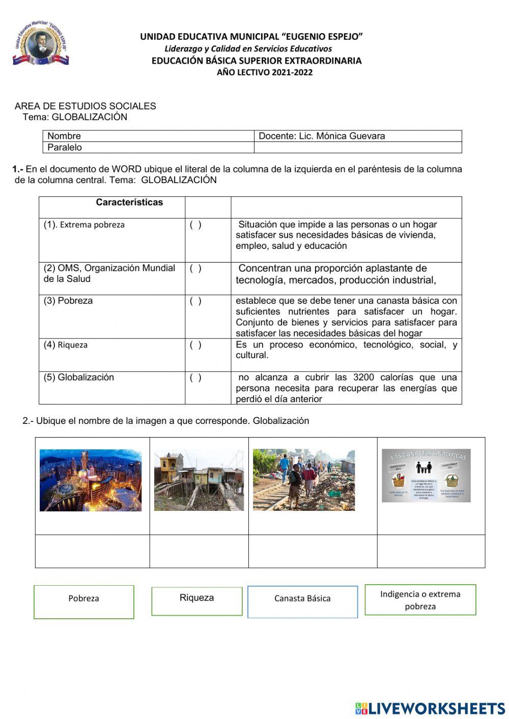 Globalizacion. riqueza.pobreza