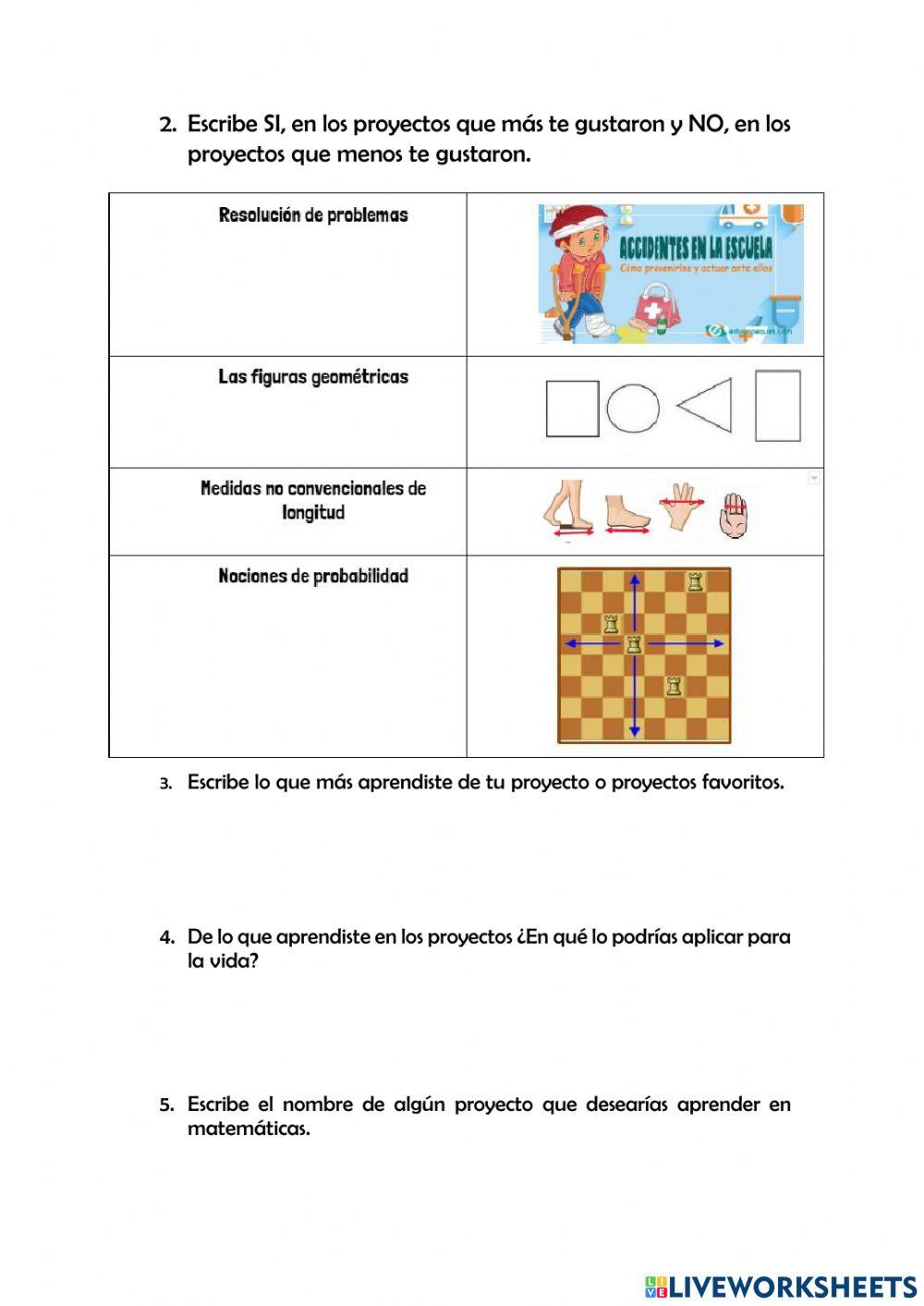 Refuerzo de la evaluación metacognitiva del Segundo Quimestre