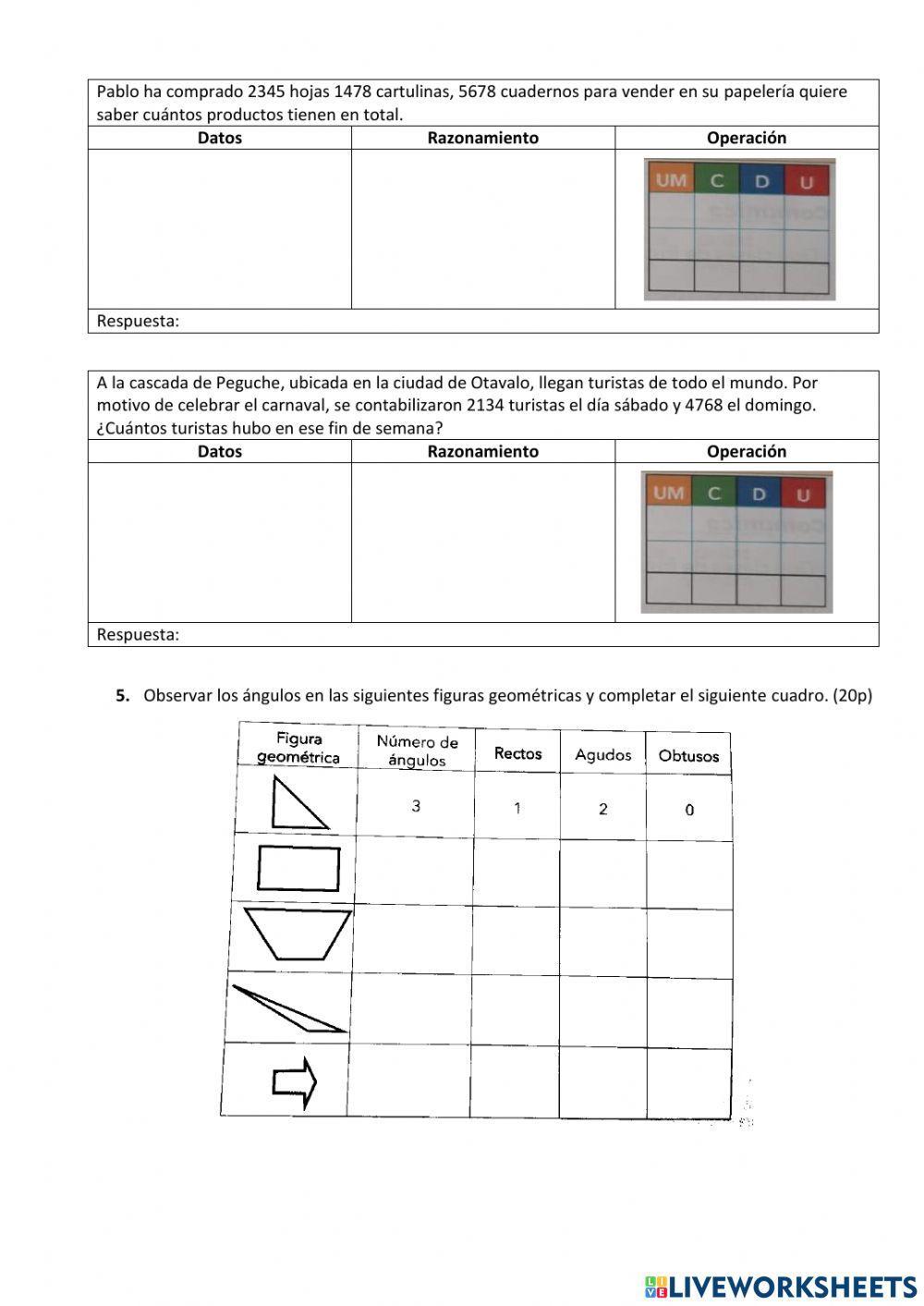 Prueba de Matematica