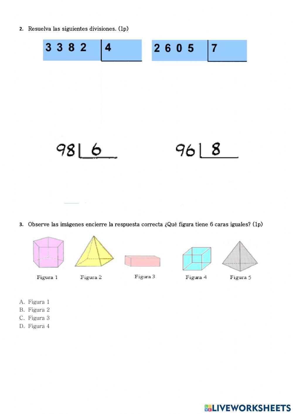 Examen de matematica alfredo cisneros
