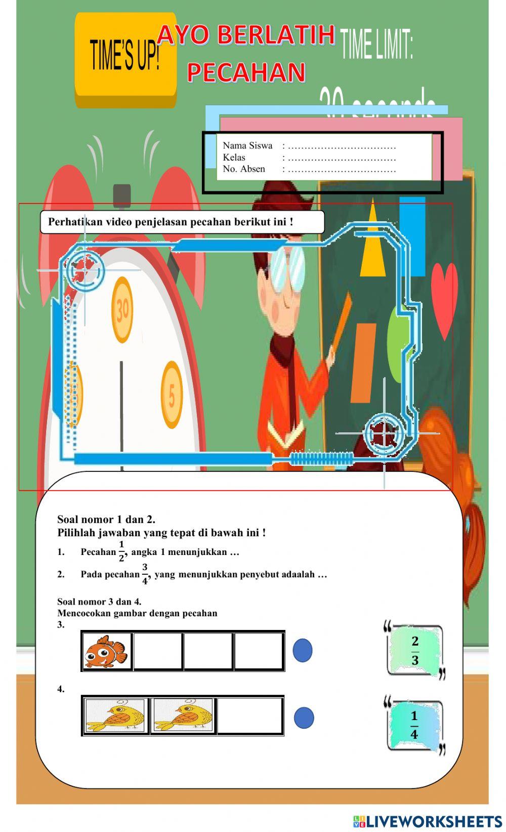 Ayo berlatih pecahan