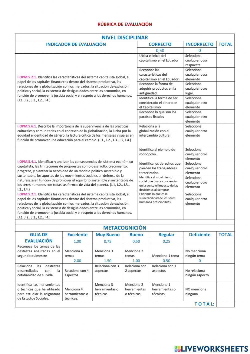 Examen Problemas Mundo C. 3er curso II Quimestre
