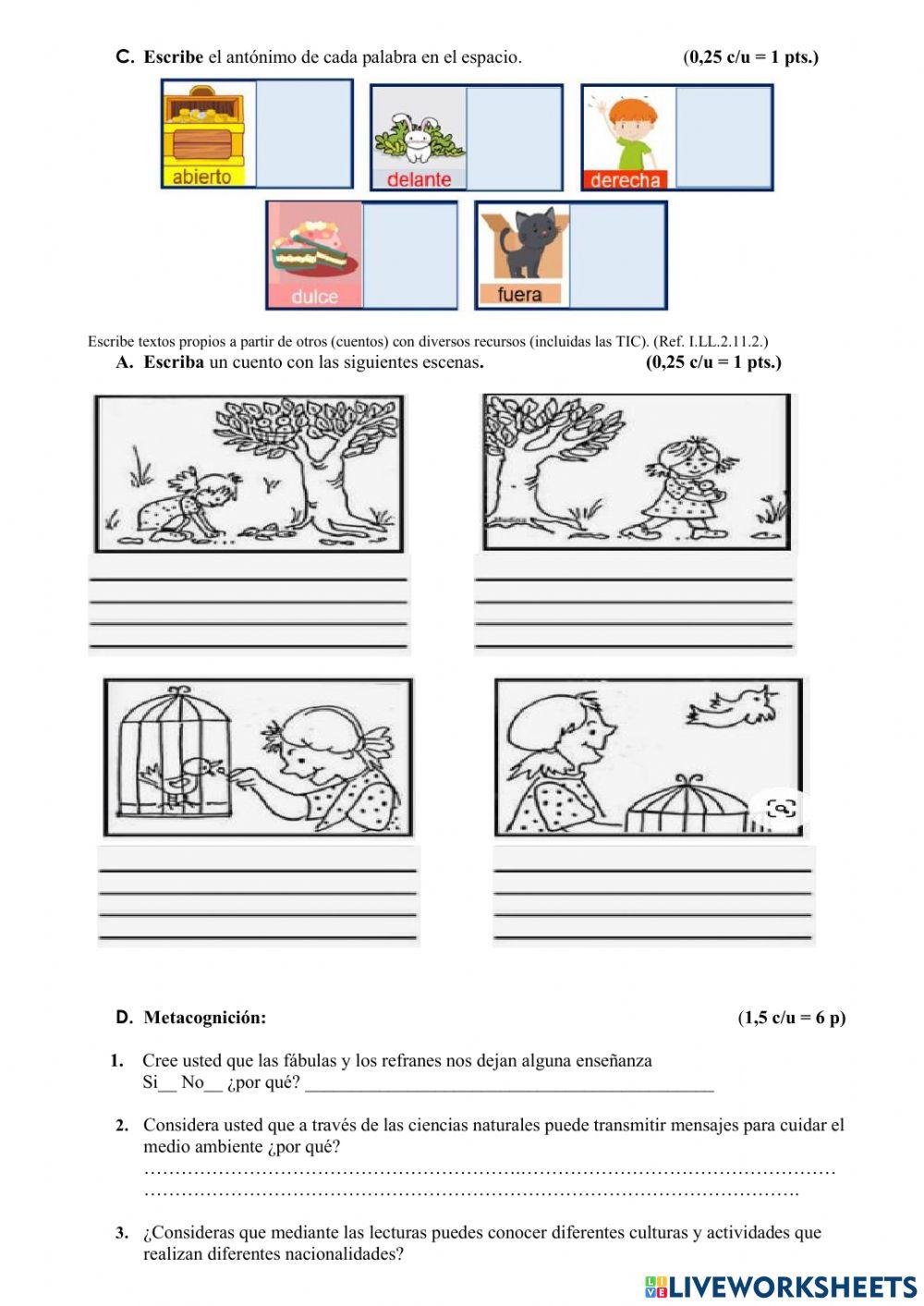 Evaluación 2do Quimestre
