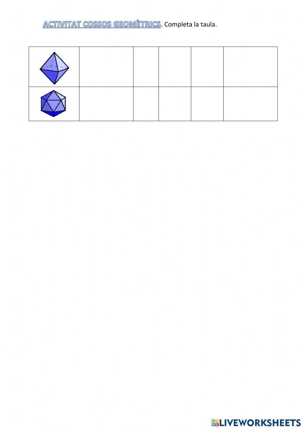 Fitxa cossos geomètrics