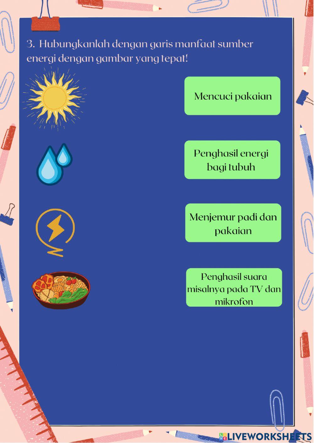 LKPD IPA Kelas 4 Tema 2 (Selalu Berhemat Energi) Subtema 1
