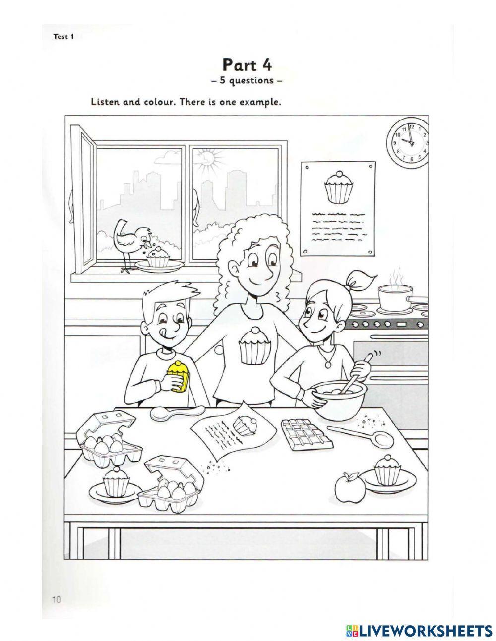 Starter 2 (2018) - Test 1 - Listening