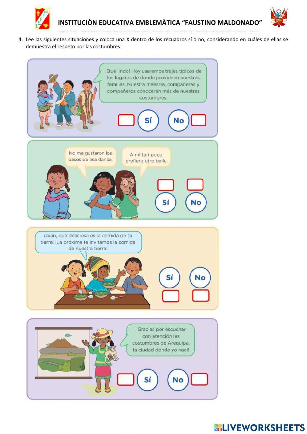 Costumbres y tradiciones del peru