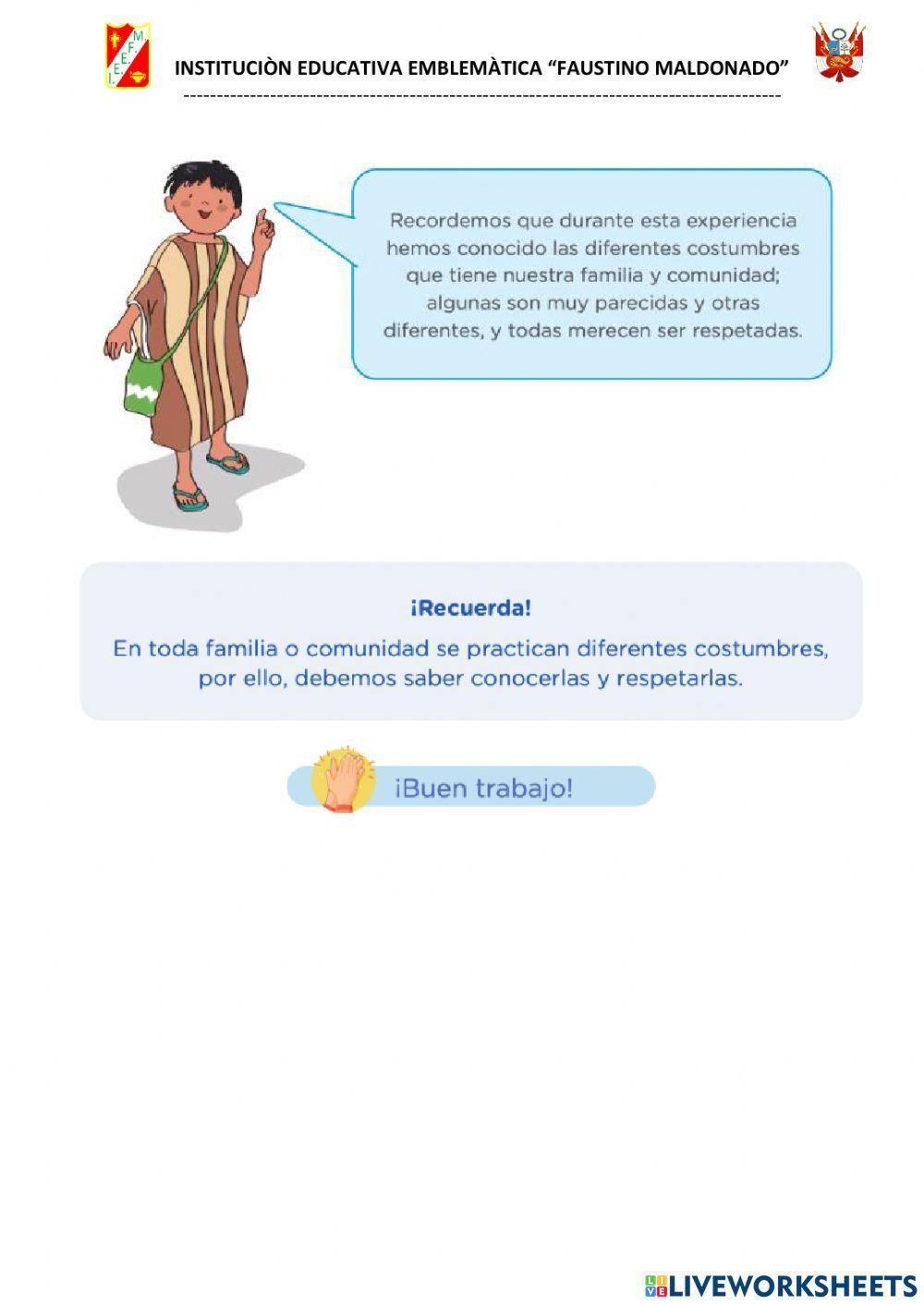 Costumbres y tradiciones del peru