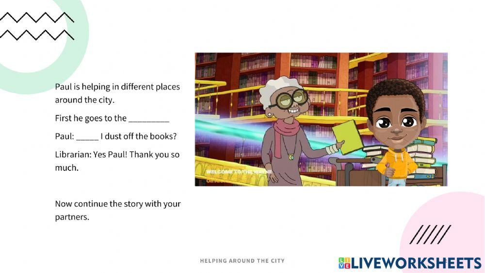 Helping around the city