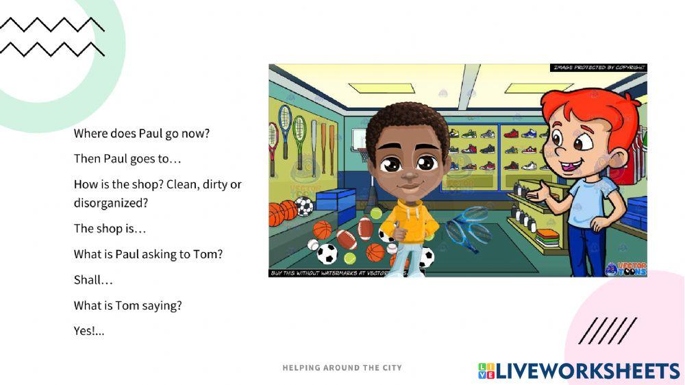 Helping around the city