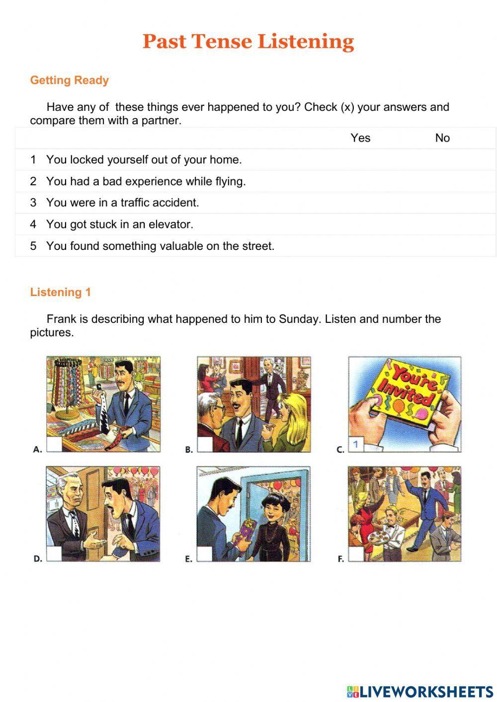 Practice Listening English - Past Events