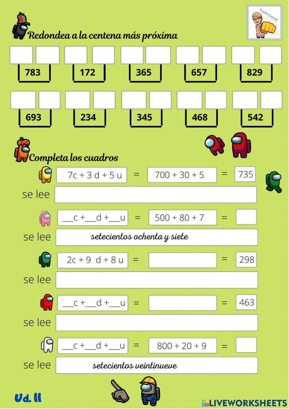 Practicamos la centena