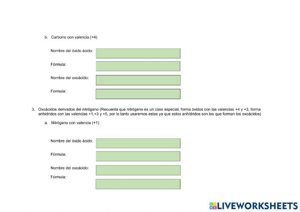 Clase Interactiva oxácidos